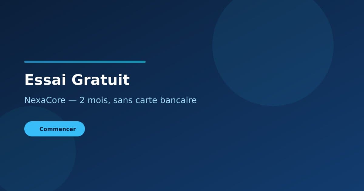Start your free NexaCore trial in 5 steps in Republic of the Congo